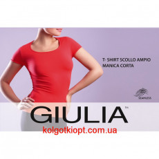 GIULIA футболка T-SHIRT SCOLLO AMPIO MANICA CORTA