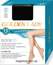 GOLDEN LADY носки SOCK 15 calzino 2p. (скидка на цвет nero-60%)